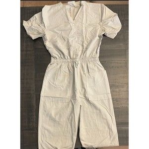 Vintage Scrubs Jumpsuit Light Gray - Sz S